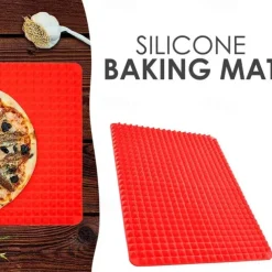 1pc Non-Stick Silicone Pyramid Cooking Mat for Baking, Microwave Oven, and Pastry - Easy Cleanup and Durable