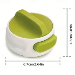 1pc, Novelty Can Opener Jar Opener Lid Remover Aid Arthritis Weak Hands And Seniors Accessories Manual Compact Can Opener Easy Twist Release Portable Space-Saving, Stainless Steel