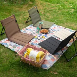 1PC Outdoor Camping Backrest Cushion Chair Comfortable and Supportive Portable Chair Cushion for Outdoor Activities Adjustable Backrest for Relaxing Seating Ideal for Camping, Hiking, and Picnics