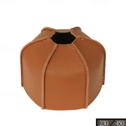 1pc Outdoor Camping Flat Gas Cylinder Leather Cover, Durable Protective Case, Weather-Resistant, Stylish and Practical, Safeguards Gas Cylinder from Scratches and Damage, Ideal for Outdoor Camping and Picnics