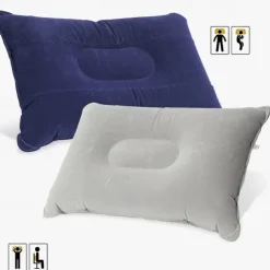 1pc Outdoor Camping Inflatable Pillow Portable Compact and Lightweight Air Pillow for Hiking Travel and Sleeping Provides Neck Support Easy to Inflate and Deflate Comfortable for Outdoor Adventures