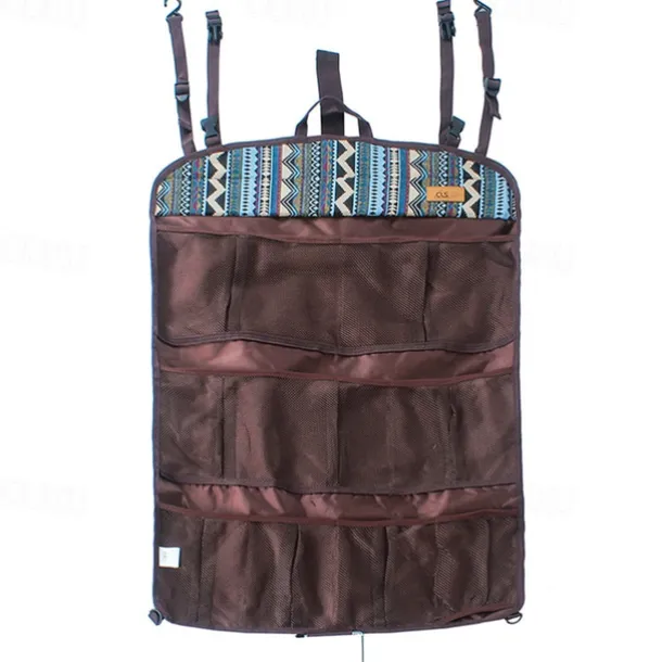 1Pc Outdoor Multifunctional Storage Hanging Bag, Portable, Durable, Perfect for Organizing Gear, Camping Essentials, Travel Items, Easy to Hang and Access