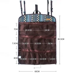 1Pc Outdoor Multifunctional Storage Hanging Bag, Portable, Durable, Perfect for Organizing Gear, Camping Essentials, Travel Items, Easy to Hang and Access