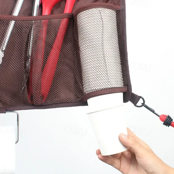 1Pc Outdoor Multifunctional Storage Hanging Bag, Portable, Durable, Perfect for Organizing Gear, Camping Essentials, Travel Items, Easy to Hang and Access