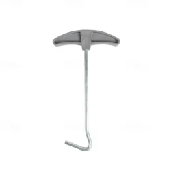 1pc Peg Puller Extractor, Tent Peg Nail Puller Tool, Steel Awning Stakes Hooks Remover Lifter for Camping