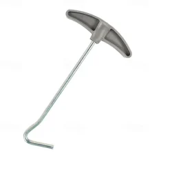 1pc Peg Puller Extractor, Tent Peg Nail Puller Tool, Steel Awning Stakes Hooks Remover Lifter for Camping