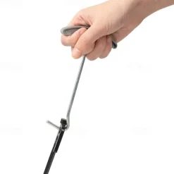 1pc Peg Puller Extractor, Tent Peg Nail Puller Tool, Steel Awning Stakes Hooks Remover Lifter for Camping