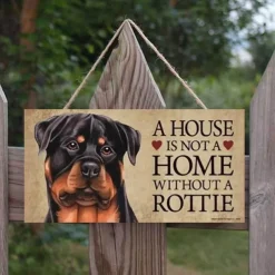 1pc Pet Dog Wall Hanging, Wooden Animal Dog Pattern Plaque Sign Wll Decor Accessories, For Pet Shop Cafe Room Decor Household Items 4''x8'' (10cmx20cm)