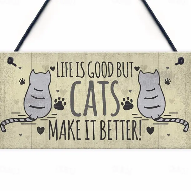 1pc Pet Dog Wood Wall Sign, Wooden Animal Dog Pattern Plaque Sign Wall Decor Accessories, For Pet Shop Cafe Room Decor Household Items 4''x8'' (10cmx20cm)