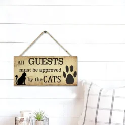 1pc Pet Dog Wood Wall Sign, Wooden Animal Dog Pattern Plaque Sign Wall Decor Accessories, For Pet Shop Cafe Room Decor Household Items 4''x8'' (10cmx20cm)