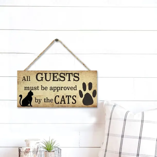 1pc Pet Dog Wood Wall Sign, Wooden Animal Dog Pattern Plaque Sign Wall Decor Accessories, For Pet Shop Cafe Room Decor Household Items 4''x8'' (10cmx20cm)