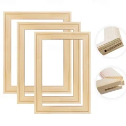 1pc Pine Wood Frame Canvas Prints Posters Frame DIY Diamond Frame Digital Oil Painting Frame Without Accessories