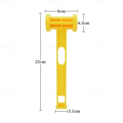 1PC Portable Ultralight Plastic PE Hammer for Outdoor Camping, Canopy, and Tent Ground Stakes