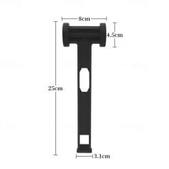 1PC Portable Ultralight Plastic PE Hammer for Outdoor Camping, Canopy, and Tent Ground Stakes