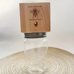 1pc Premium Natural Wooden Carpenter Bee Trap - Outdoor Hanging, Box Style Insect Trap