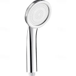1PC Pressurized Nozzle Shower Head ABS Bathroom Accessories High Pressure Water Saving Rainfall Chrome Handheld Shower Bath Head