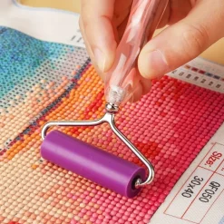 1pc Random Color Metal Roller Pen Heads For Diamond Pen 5D Tool Stainless Steel Tip Embroidery Mosaic Accessories