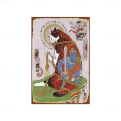 1pc Retro Metal Tin Sign Japanese Cat Tin Sign Vintage Kitchen Signs Wall Decor, Painting Wall Hanging for Home Decor Wall Art Metal Tin Sign 20x30cm/8''x12''