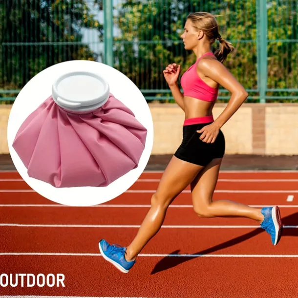 1pc Reusable Ice Bag for Hot and Cold Use with Leak-Proof Lock Durable Polypropylene, Heat-Resistant Ring, Flexible Material