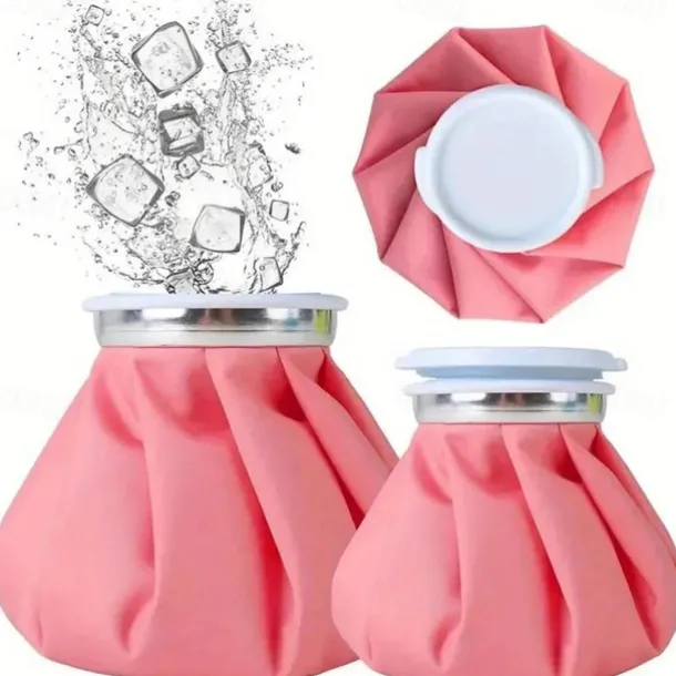 1pc Reusable Ice Bag for Hot and Cold Use with Leak-Proof Lock Durable Polypropylene, Heat-Resistant Ring, Flexible Material