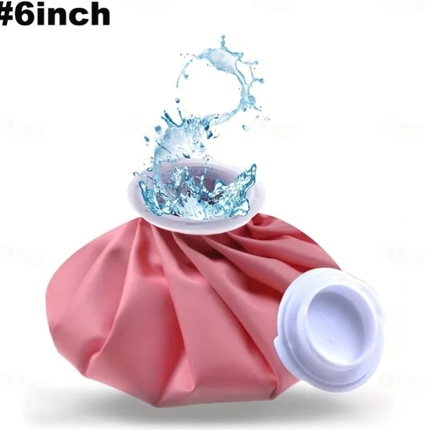 1pc Reusable Ice Bag for Hot and Cold Use with Leak-Proof Lock Durable Polypropylene, Heat-Resistant Ring, Flexible Material