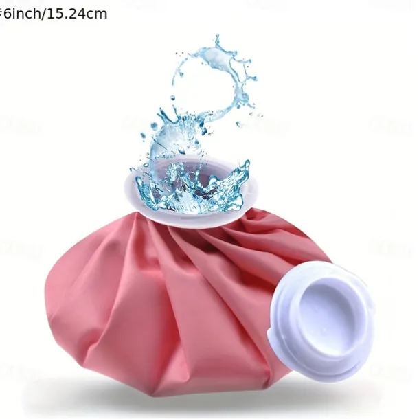 1pc Reusable Ice Bag for Hot and Cold Use with Leak-Proof Lock Durable Polypropylene, Heat-Resistant Ring, Flexible Material