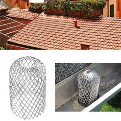 1pc Roof Gutter Guard Filter, 3.5 Inch Aluminum Filter, Gutter Filter For Preventing Clogging