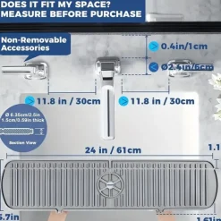 1pc Silicone Faucet Handle Drip Filter Tray Mat Large Silicone Faucet Mat Dish Soap Sponge Holder For Kitchen Sink Accessories Kitchen Counter And Bathroom Kitchen Sink Splash Guard