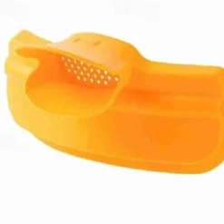 1pc Silicone Pot Side Drainage Guide Nozzle: Keep Your Kitchen Clean with This Duckbill Splash-Proof Strainer
