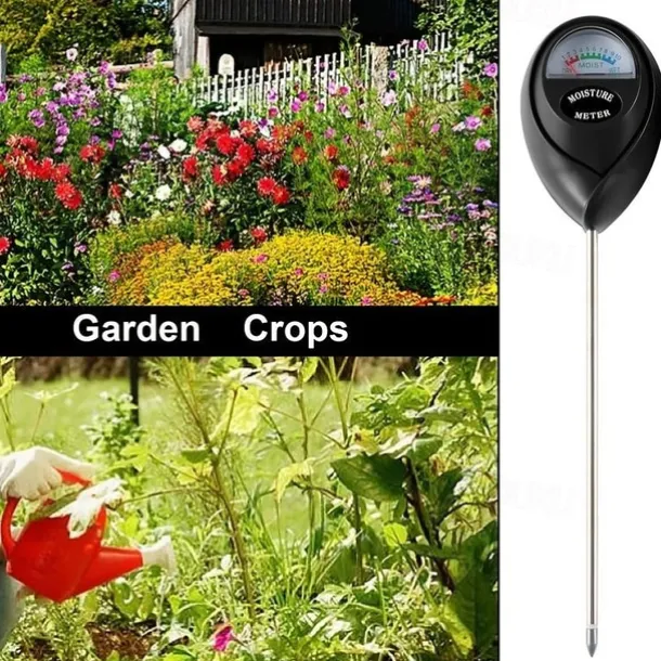 1pc Soil Moisture Meter, Soil Hygrometer For Plants, Soil Water Gauge Meter Indoor Outdoor, Soil Moisture Sensor For Garden, Lawn, Farm Plants Care