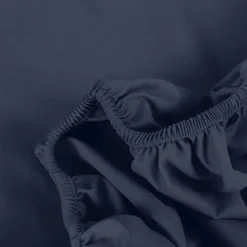 1pc Solid Colored Bedding Fitted Sheet Only(no Pillowcases) Elastic Band Around Mattress Easy Care