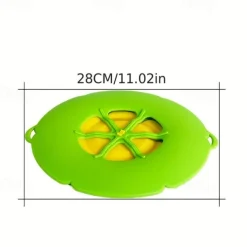 1pc, Spill Stopper Lid (27.94cm), Boil Over Silicone Lids, Microwave Splatter Cover, Silicone Pot Cover, Kitchen Gadgets, Kitchen Stuff, Kitchen Accessories, Home Kitchen Items