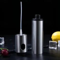 1pc Stainless Steel Olive Oil Sprayer: The Perfect Kitchen Tool for Air Frying, Barbecuing, and More!
