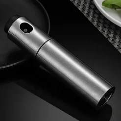 1pc Stainless Steel Olive Oil Sprayer: The Perfect Kitchen Tool for Air Frying, Barbecuing, and More!