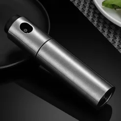 1pc Stainless Steel Olive Oil Sprayer: The Perfect Kitchen Tool for Air Frying, Barbecuing, and More!