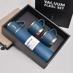 1pc Stainless Steel Thermal Mug Gift Set, Stainless Steel Tea Mug, Double Wall Stainless Steel Water Tumbler For Car