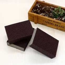 4Pc Strong Decontamination New Diamond Sand Kitchen Brush Sponge Descaling Brush Hot Sale Magic Pan Pot Brush Kitchen Clean Tools