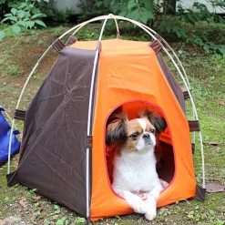 1pc Sun Shade Dog Tent - Outdoor Pet Shelter for Small & Medium Dogs - UV Protection & Portable