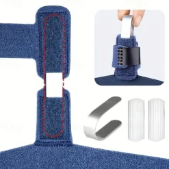 1pc Toe Fixing Strap, Adjustable Fixing Splint Single Toe Curved Bow Up Aluminum Plate Support Protective Gear Toe Sleeve