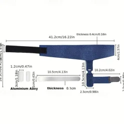 1pc Toe Fixing Strap, Adjustable Fixing Splint Single Toe Curved Bow Up Aluminum Plate Support Protective Gear Toe Sleeve