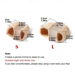 1pc Toe Spacer (0.6in/0.7in) for Toe Alignment and Comfort, Soft Gel Separator for Daily Wear