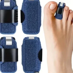 1pc Toe Splint Toe Straightener For Hammer Toe Corrector For Women Toe Brace Hammertoe Splint Toe Wrap Toe Covers Broken Toe Support