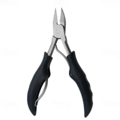 5pc Toenail Clippers, Medical Grade Toe Nail Trimmer, Nail Clippers for Thick Nails or Ingrown Toenail Tool, Stainless Steel Sharp Pedicure Toe Nail Clippers Adult, with Easy-to-Grip Rubber Handle