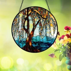 1pc Tree Of Life Wall Hanging Suncatcher for Home and Garden Decor - Perfect for Home Decor