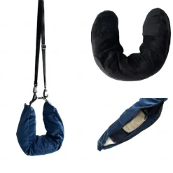 1pc Ultimate Comfort Travel Pillow - Soft Plush Filling U-Shaped Design, Multi-Functional, Can Be Filled with Clothes, Luggage Pillowcase, Compact, Portable, Perfect for Travelers and Backpackers