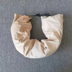1pc Ultimate Comfort Travel Pillow - Soft Plush Filling U-Shaped Design, Multi-Functional, Can Be Filled with Clothes, Luggage Pillowcase, Compact, Portable, Perfect for Travelers and Backpackers