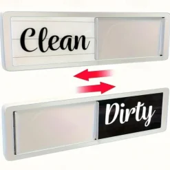 1pc Universal Dishwasher Magnet - Strong Clean Dirty Indicator for Kitchen Organization and Home Decoration.