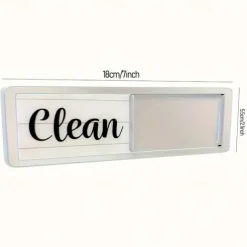 1pc Universal Dishwasher Magnet - Strong Clean Dirty Indicator for Kitchen Organization and Home Decoration.
