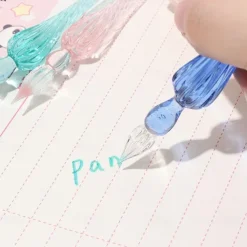 1pc Vintage Glass Dip Dipping Pen Art Painting Supplies Filling Ink Signature Calligraphy Fountain Pen