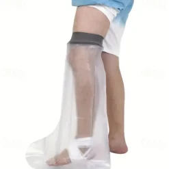 1pc Waterproof Leg Foot Cast Cover Shower Bath Adult, Reusable Watertight Seal Cast Shower Cover Leg To Keep Dry, Bandage Cast Leg Foot Ankle, No On Skin